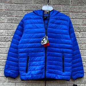 Spyder Packable Puffer Jacket Electric Blue NWT Large